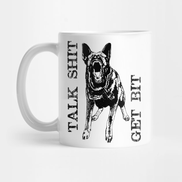 Get Bit - German Shepherd Dog - GSD by Nartissima